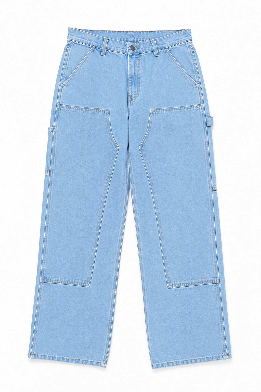 Pantalon Carpenter en Jean Délavé Clair