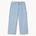 Jean charpentier Carhartt bleu clair, vue de face