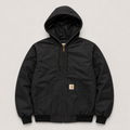 Veste Carhartt rework noire, vue de face