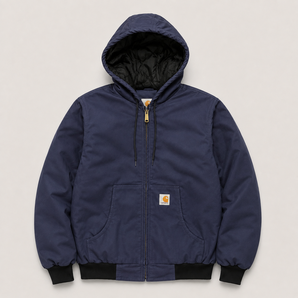 Veste Carhartt rework violette, vue de face