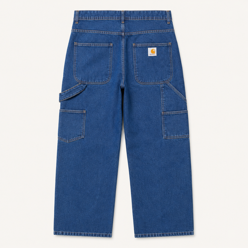 Jean charpentier Carhartt marine, vue de dos
