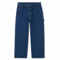 Jean charpentier Carhartt marine, vue de face