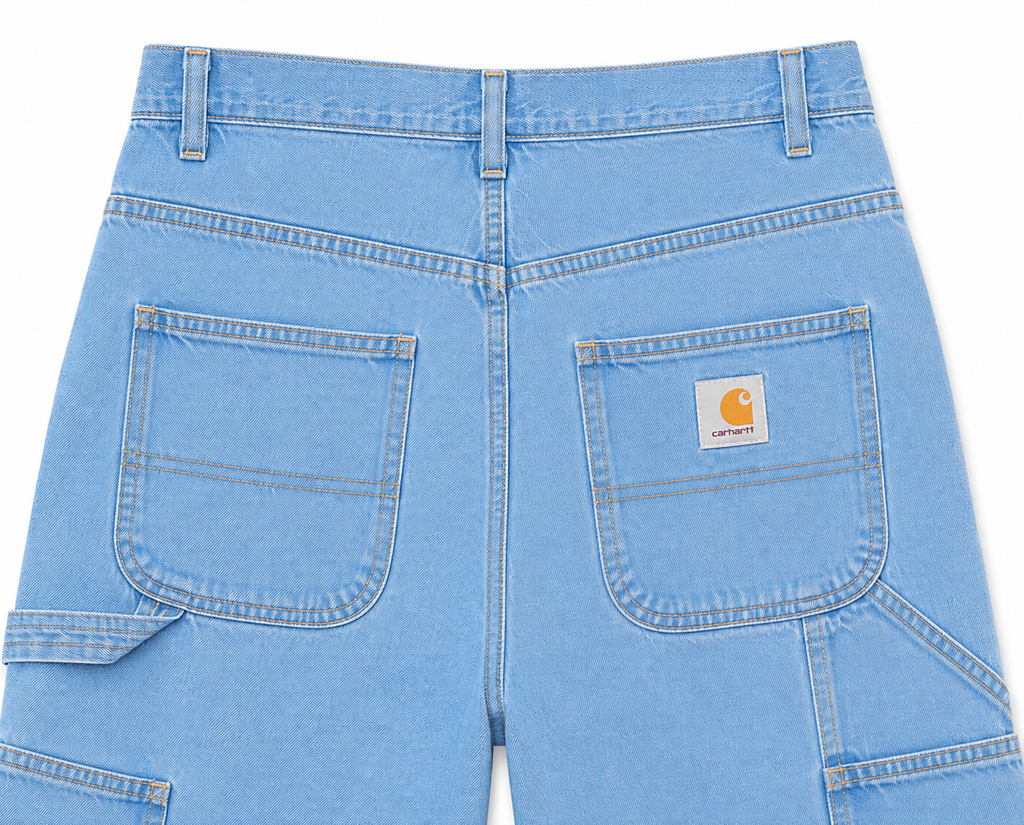 Pantalon Carpenter en Jean Délavé Clair