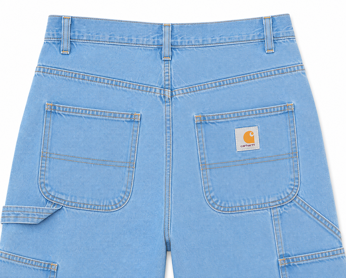 Pantalon Carpenter en Jean Délavé Clair