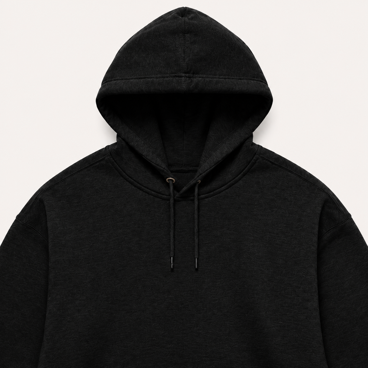 Sweat à Capuche Oversize Reworked – Noir