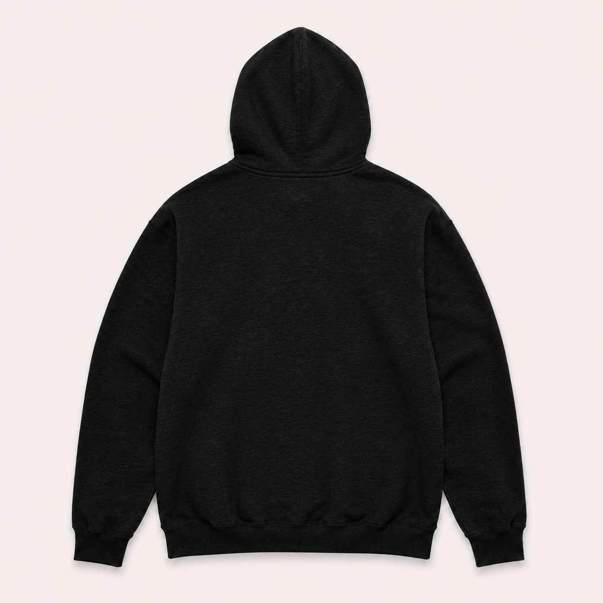 Sweat à Capuche Oversize Reworked – Noir