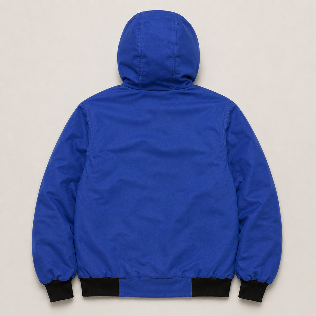 Veste Carhartt rework bleue, vue de dos