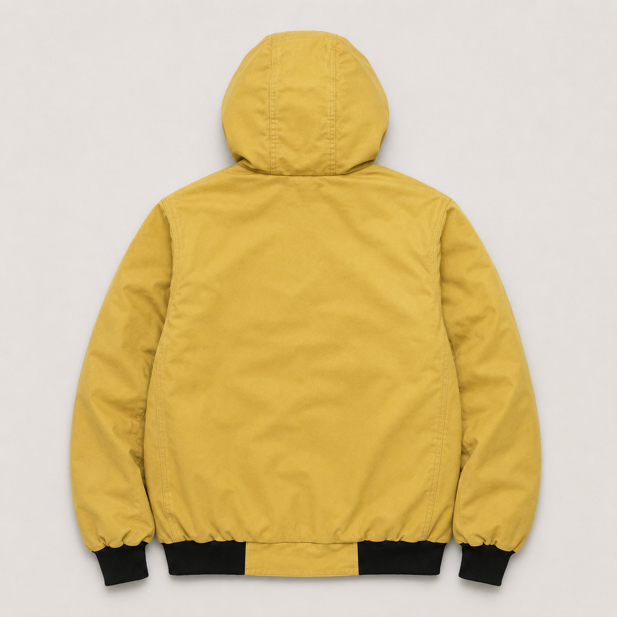 Veste Carhartt rework moutarde, vue de dos