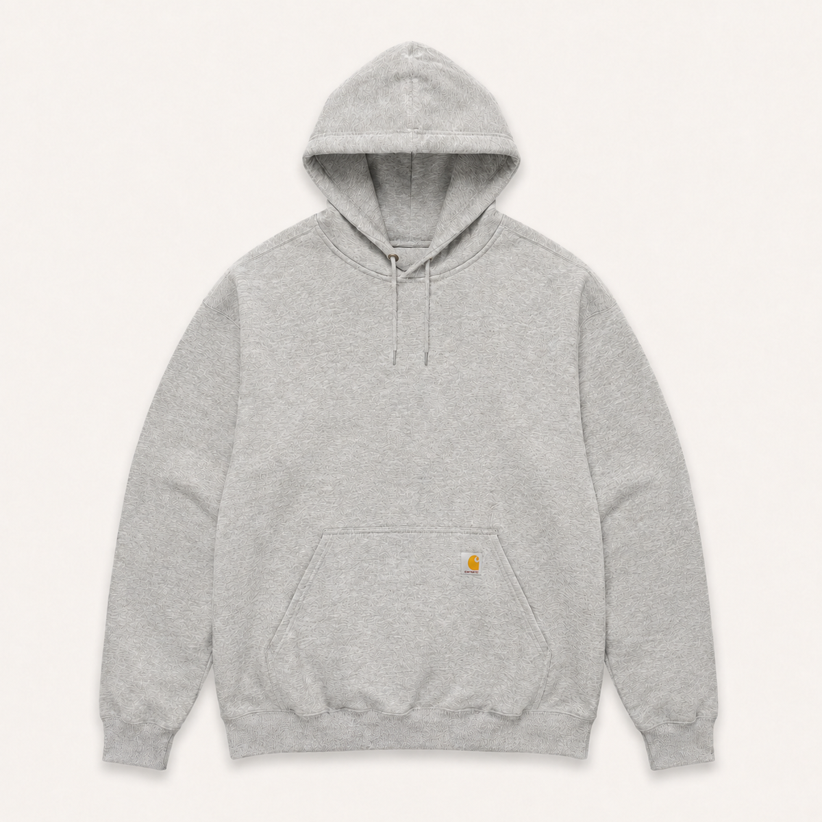Sweat à Capuche Oversize Reworked – Gris Chiné