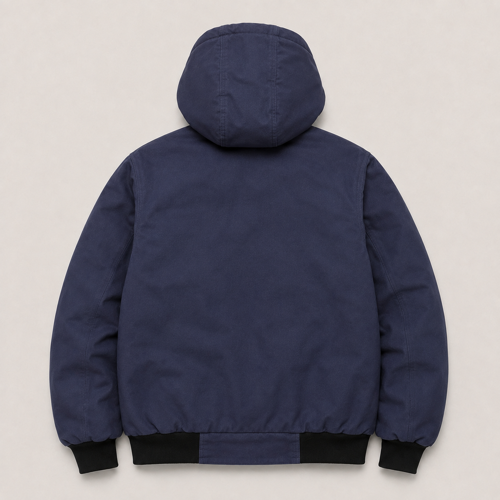 Veste Carhartt rework violette, vue de dos